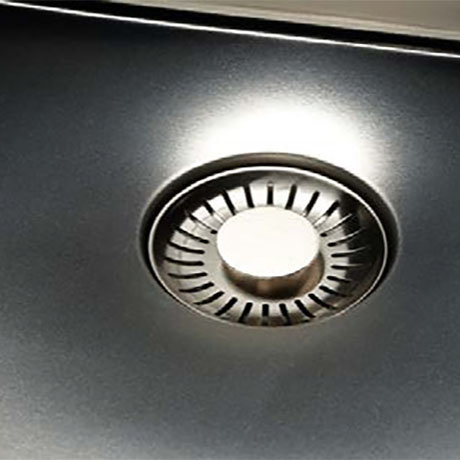 Reginox New York 40x40 1.0 Bowl Stainless Steel Integrated Kitchen Sink  Profile Large Image