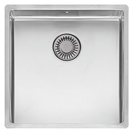 Reginox New York 40x40 1.0 Bowl Stainless Steel Integrated Kitchen Sink Large Image