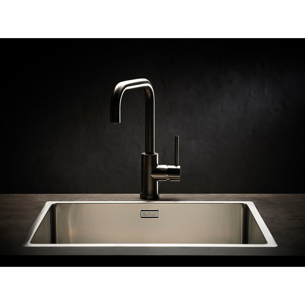 Reginox New York 50x40 1.0 Bowl Stainless Steel Integrated Kitchen Sink  Feature Large Image