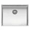 Reginox New York 50x40 1.0 Bowl Stainless Steel Integrated Kitchen Sink Large Image