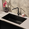 Reginox New York 72x40 1.0 Bowl Jet Black Integrated Kitchen Sink