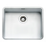 Reginox Ohio 50x40 1.0 Bowl Stainless Steel Kitchen Sink - White Large Image