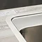 Reginox Ohio 50x40 1.0 Bowl Stainless Steel Kitchen Sink with Tap Ledge Standard Large Image