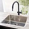 Reginox Ohio 50x40 1.0 Bowl Stainless Steel Kitchen Sink Large Image