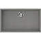 Reginox Quadra 130 1.0 Bowl Undermount Granite Kitchen Sink - Titanium Large Image