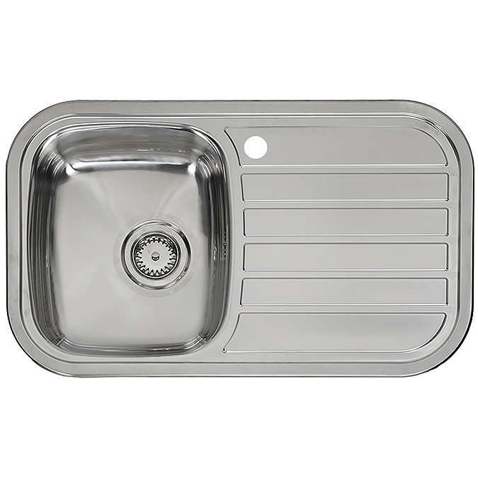 Reginox Regent 10 Lux 1.0 Bowl Stainless Steel Inset Kitchen Sink Large Image