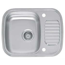 Reginox Regidrain 1.0 Bowl 2TH Stainless Steel Inset Kitchen Sink Large Image