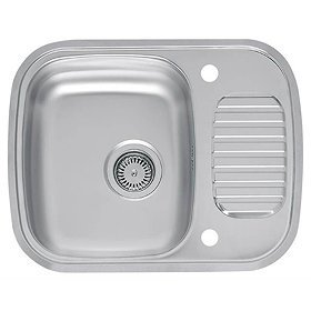 Reginox Regidrain 1.0 Bowl 2TH Stainless Steel Inset Kitchen Sink Large Image