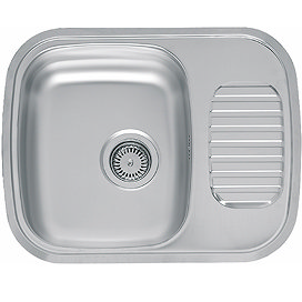 Reginox Regidrain 1.0 Bowl Stainless Steel Inset Kitchen Sink Large Image