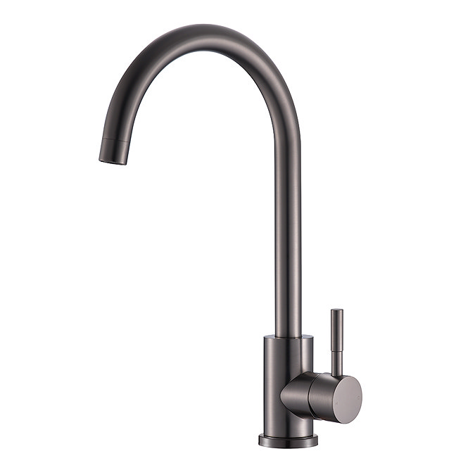 Reginox Taravo Single Lever Kitchen Mixer Tap - Gunmetal Large Image