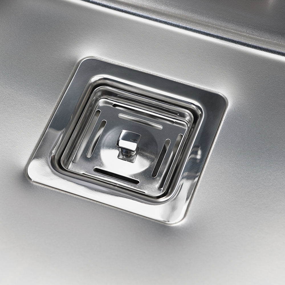 Reginox Texas 50x40 1.0 Bowl Stainless Steel Kitchen Sink  Profile Large Image