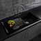 Reginox Traditional Black Ceramic 1.0 Kitchen Sink + Brooklyn Mixer Tap Large Image