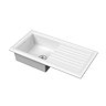 Reginox White Ceramic 1.0 Bowl Kitchen Sink