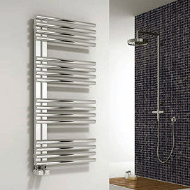 Reina Adora Stainless Steel Radiator - Polished Large Image