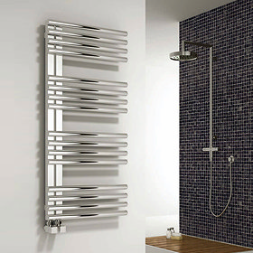 Reina Adora Stainless Steel Radiator - Polished Large Image