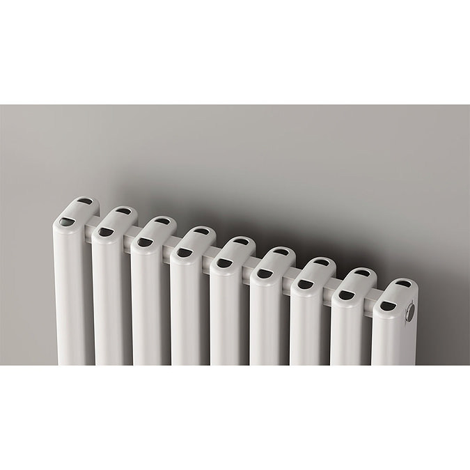 Reina Alco Vertical Aluminium Radiator (1800mm High) - Anthracite Profile Large Image