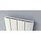Reina Aleo Vertical Aluminium Radiator - White Feature Large Image