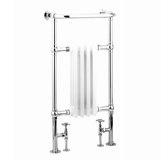 Reina Alicia Traditional 952 x 479mm Towel Rail Radiator Profile Large Image