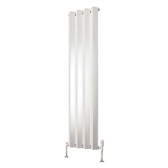 Reina Alp Steel Designer Radiator - White  Profile Large Image