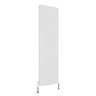 Reina Andes Vertical Double Panel Aluminium Radiator - White Large Image