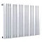 Reina Bonera Horizontal Steel Designer Radiator - White Large Image