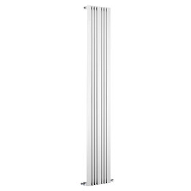 Reina Bonera Vertical Steel Designer Radiator - White Large Image