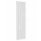 Reina Bova Vertical Double Panel Aluminium Radiator - White Large Image