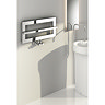Reina Breno Steel Designer Radiator - 350 x 700mm - Chrome Profile Large Image