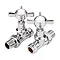 Reina Bronte Traditional Straight Radiator Valves Large Image