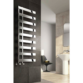 Reina Capelli Stainless Steel Radiator - Polished Large Image