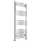 Reina Capo Curved Towel Rail - Chrome Large Image