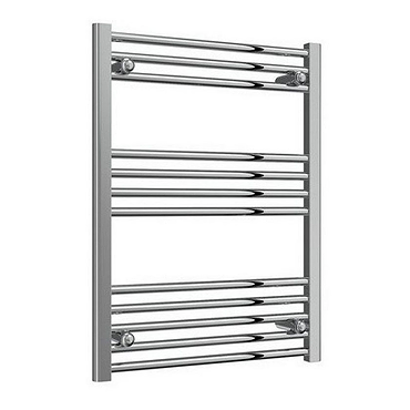 Reina Capo Flat Towel Rail - Chrome Profile Large Image