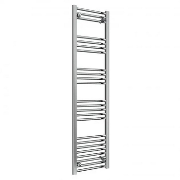 Reina Capo Flat Towel Rail - Chrome Profile Large Image
