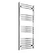 Reina Capo H1000 x W500mm Chrome Flat Electric Towel Rail Large Image