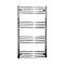 Reina Capo H1200 x W500mm Chrome Curved Electric Towel Rail Large Image