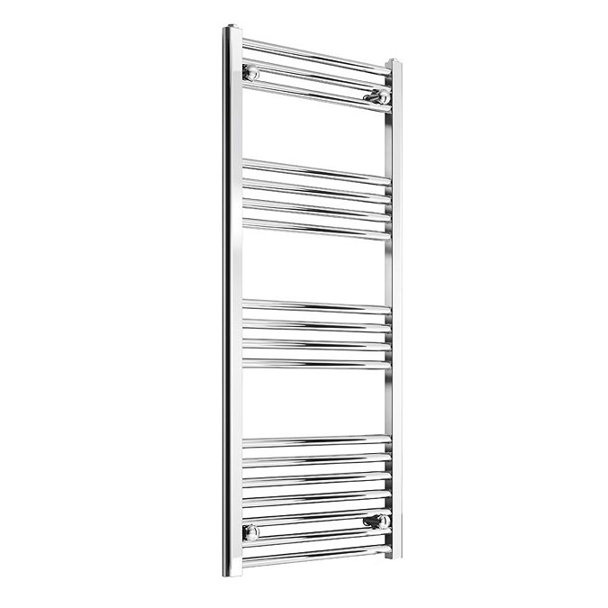 Reina Capo H1200 x W500mm Chrome Flat Electric Towel Rail Large Image