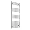 Reina Capo H1200 x W500mm Chrome Flat Electric Towel Rail Large Image