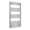 Reina Capo H1200 x W600mm Chrome Curved Electric Towel Rail - ON/OFF Element