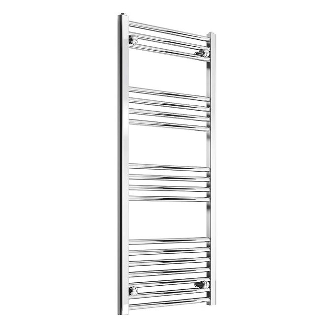 Reina Capo H1600 x W400mm Chrome Flat Electric Towel Rail Large Image