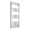 Reina Capo H1600 x W400mm Chrome Flat Electric Towel Rail Large Image