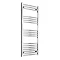 Reina Capo H1600 x W600mm Chrome Flat Electric Towel Rail Large Image