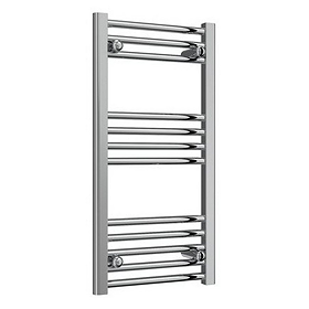 Reina Capo H800 x W400mm Chrome Flat Electric Towel Rail - Standard Element