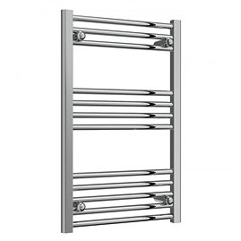 Reina Capo W500 x H800mm Flat Chrome Towel Rail
