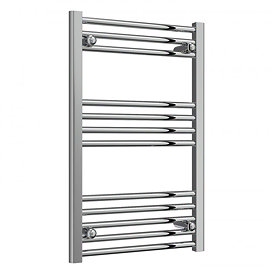 Reina Capo W500 x H800mm Flat Chrome Towel Rail