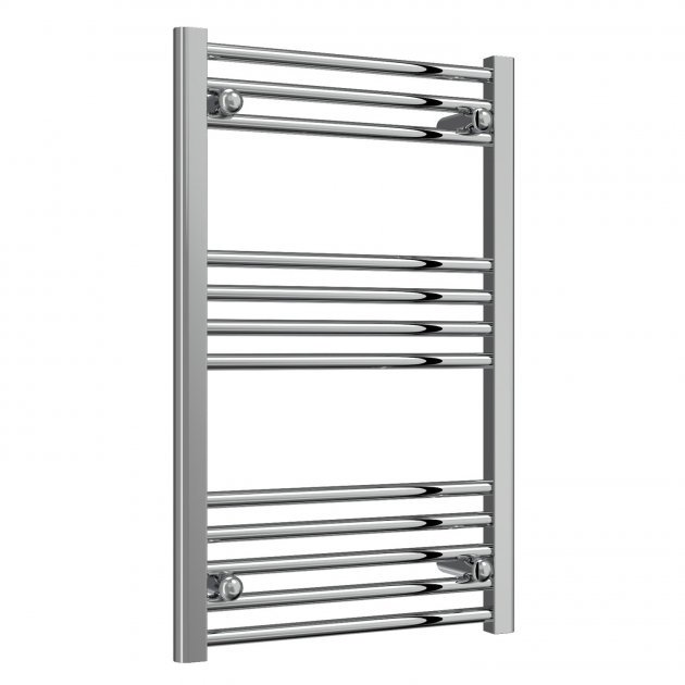 Reina Capo W500 x H800mm Flat Chrome Towel Rail