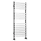 Reina Carina Steel Designer Radiator - Chrome Profile Large Image