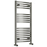 Reina Diva Curved Towel Rail - Chrome Profile Large Image