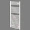 Reina Diva Curved Towel Rail - White Large Image