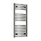 Reina Diva H1000 x W500mm Chrome Curved Electric Towel Rail Large Image