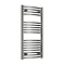 Reina Diva H1200 x W450mm Chrome Curved Electric Towel Rail Large Image